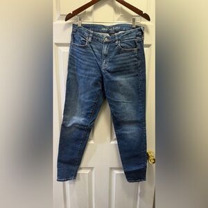 American Eagle Outfitters Dark Blue Straight Jeans